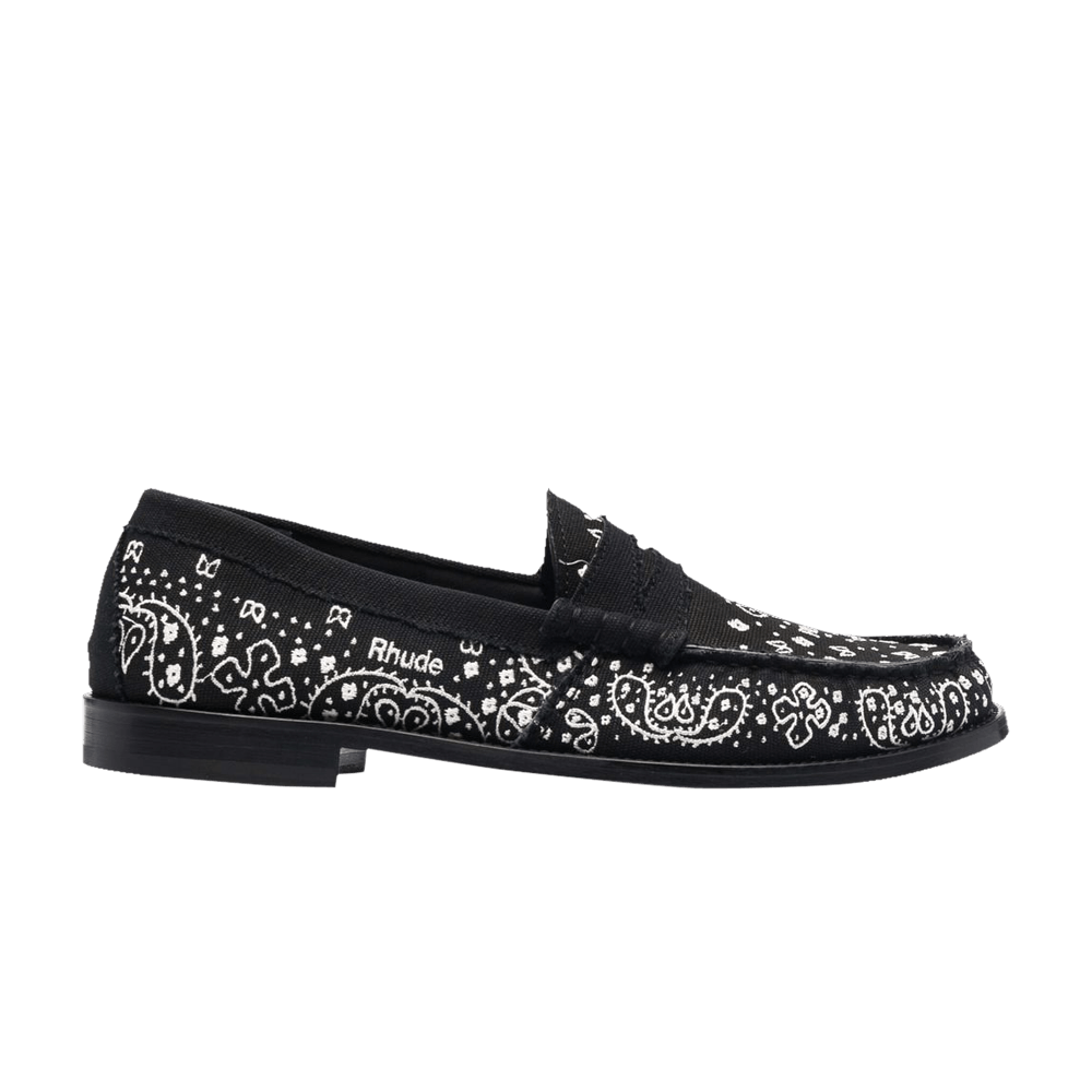Buy Rhude Loafer 'Black Bandana' Hitam Sepatu Pria RHFW21FO1104-0372