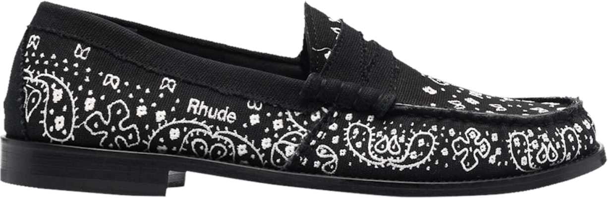 Rhude Loafer 'Black Bandana' RHFW21FO1104-0372 Buy Rhude Loafer 'Black Bandana' RHFW21FO1104-0372