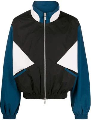 Jaket Zip Kolar Berdiri Rhude Loose Fit Hitam RHFW22JA130410461046 Buy Jaket Zip Kolar Berdiri Rhude Loose Fit Hitam RHFW22JA130410461046