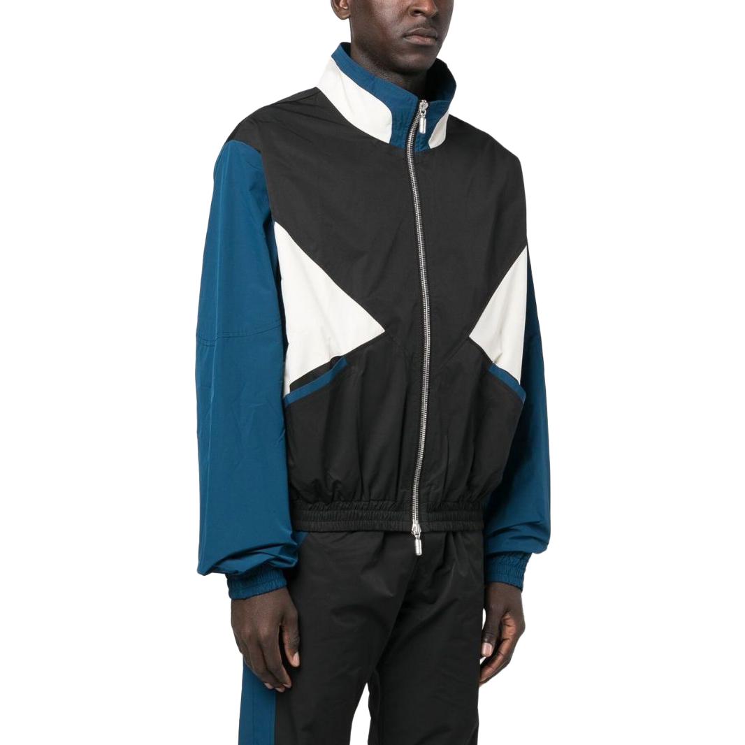 Purchase Jaket Zip Kolar Berdiri Rhude Loose Fit Hitam RHFW22JA130410461046