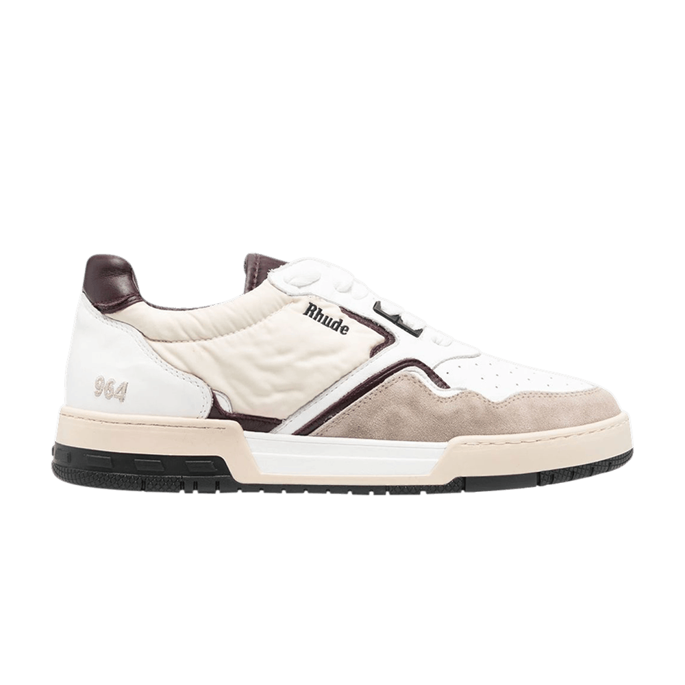 Rhude Racing Sneaker 'White Maroon' RHFW22FO10604-0810