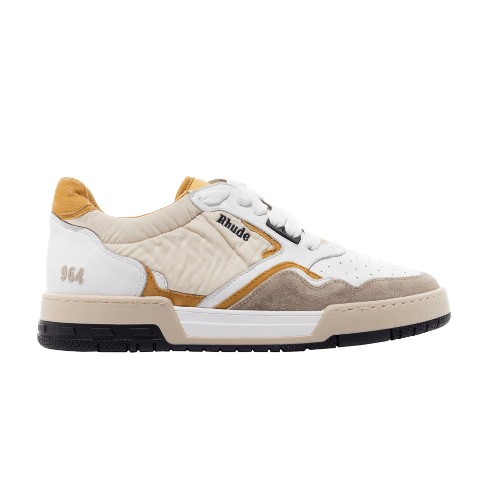 Rhude Racing Sneaker 'White Mustard' RHFW22FO10604-1036