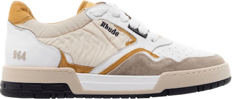 Rhude Racing Sneaker 'White Mustard' RHFW22FO10604-1036 Rhude Racing Sneaker 'White Mustard' RHFW22FO10604-1036
