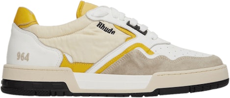 Rhude Racing Sneaker 'White Mustard' RHPS23FO06604036-1036 Rhude Racing Sneaker 'White Mustard' RHPS23FO06604036-1036