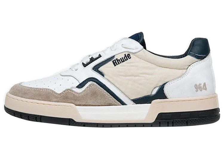Rhude Racing Sneaker 'White Navy' RHFW22FO10604-811