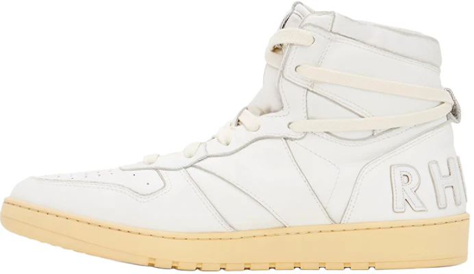 RHUDE Rhecess Hi White High-Top Casual Sneakers for Men RHSS21FO-00000029 Buy RHUDE Rhecess Hi White High-Top Casual Sneakers for Men RHSS21FO-00000029