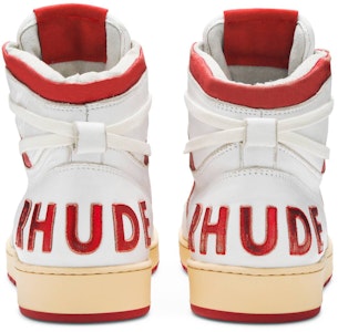 Rhude Rhecess 高帮'白红' RHSS21FO00000011-0137 Details for Rhude Rhecess 高帮'白红' RHSS21FO00000011-0137