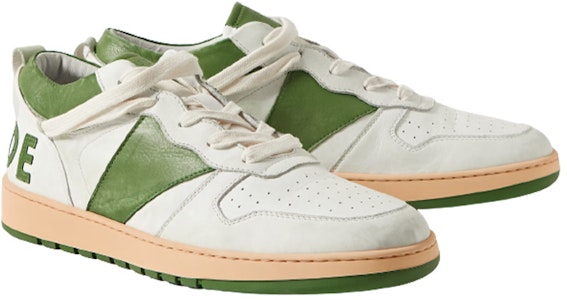 Rhude Rhecess Rendah 'Putih Hijau Pemburu' RHPF23FO07489128-1696 Shop Rhude Rhecess Rendah 'Putih Hijau Pemburu' RHPF23FO07489128-1696