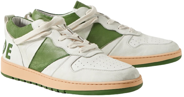 Rhude Rhecess Low 'White Hunter Green' RHPF23FO07489128-1696 Shop Rhude Rhecess Low 'White Hunter Green' RHPF23FO07489128-1696