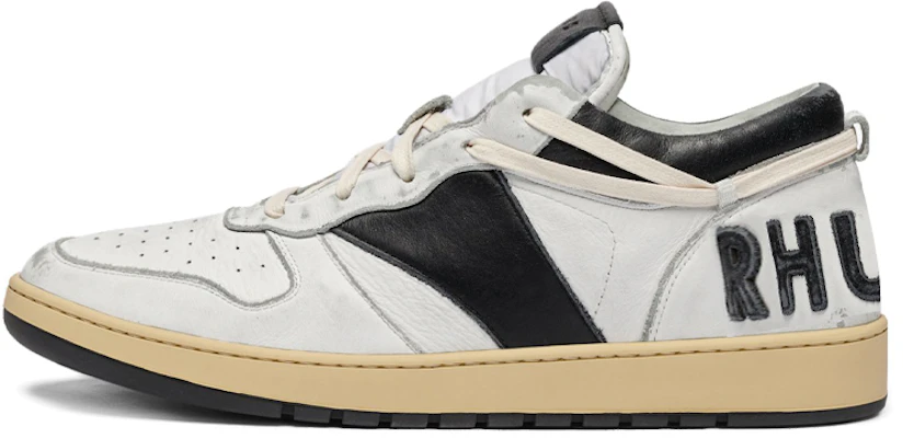 RHUDE Rhecess Low Retro Basketball Shoes White Black Mens Vintage Style. RHECESS-LOW Black and White Sneakers. Buy RHUDE Rhecess Low Retro Basketball Shoes White Black Mens Vintage Style. RHECESS-LOW Black and White Sneakers.