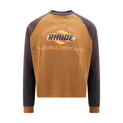 Rhude RHODE Brown Crewneck Pullover Long Sleeve Sweatshirt RHPF23TT-01012692-1692