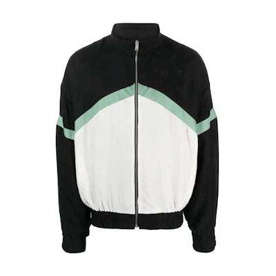 Rhude RHODE Colorblock Lettering Zip-Up Track Jacket Black RHFW23JA29307869
