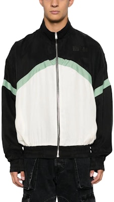 Rhude RHODE Jaket Track Zip-Up Hitam dengan Warna Blok dan Huruf RHFW23JA29307869 Lookbook Rhude RHODE Jaket Track Zip-Up Hitam dengan Warna Blok dan Huruf RHFW23JA29307869