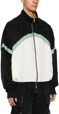 Rhude RHODE Jaket Track Zip-Up Hitam dengan Warna Blok dan Huruf RHFW23JA29307869 Shop Rhude RHODE Jaket Track Zip-Up Hitam dengan Warna Blok dan Huruf RHFW23JA29307869