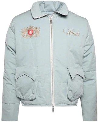 Rhude RHODE 刺繡修身拉鍊外套 藍色 RHPS23JA01827185 Buy Rhude RHODE 刺繡修身拉鍊外套 藍色 RHPS23JA01827185