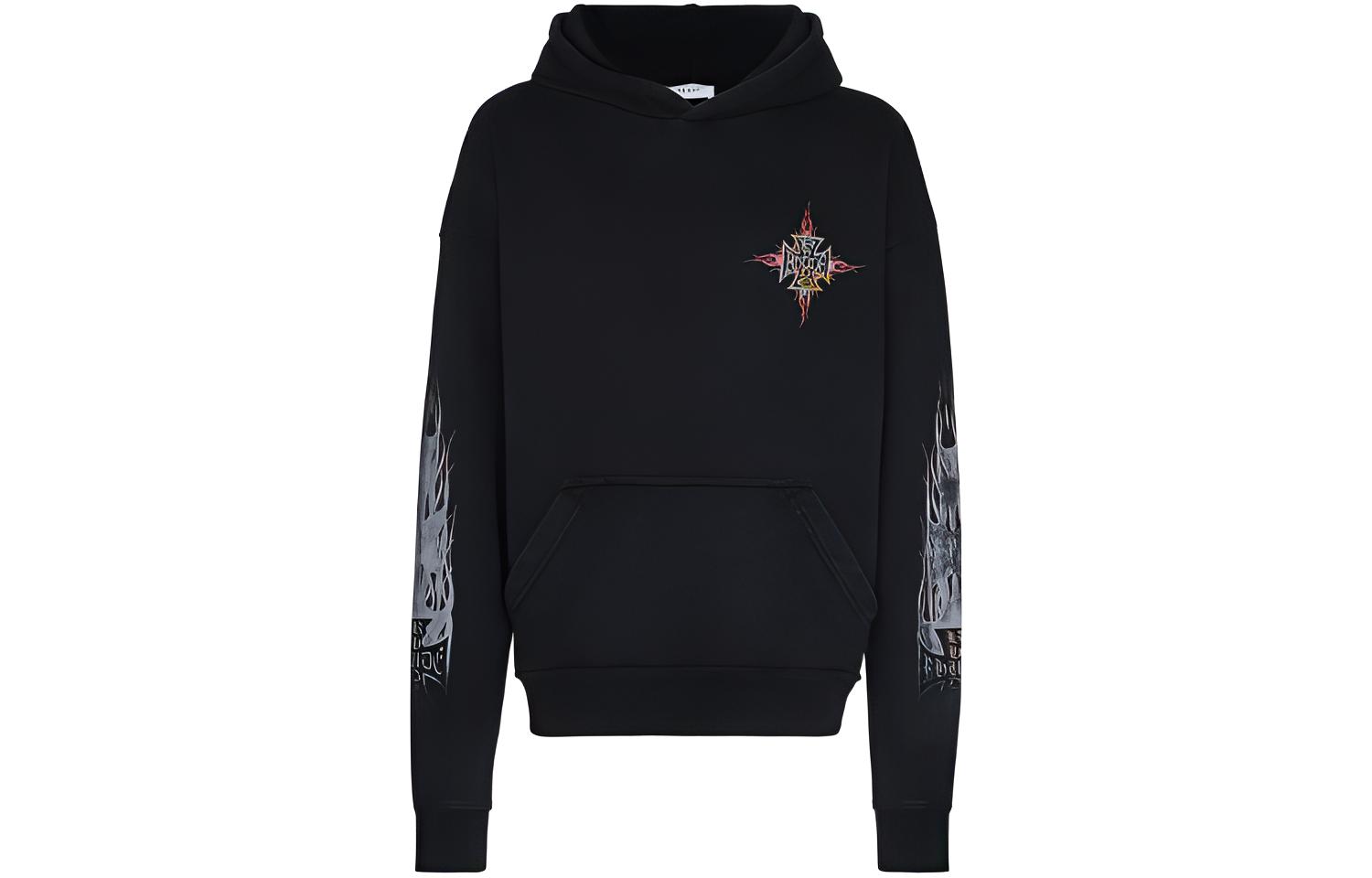 Rhude RHODE Flame Logo Hoodie Black (Men’s) RHU08PF20024