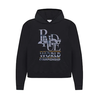 Rhude RHODE Letter Logo Printed Pullover Hoodie Black Rhude4239871