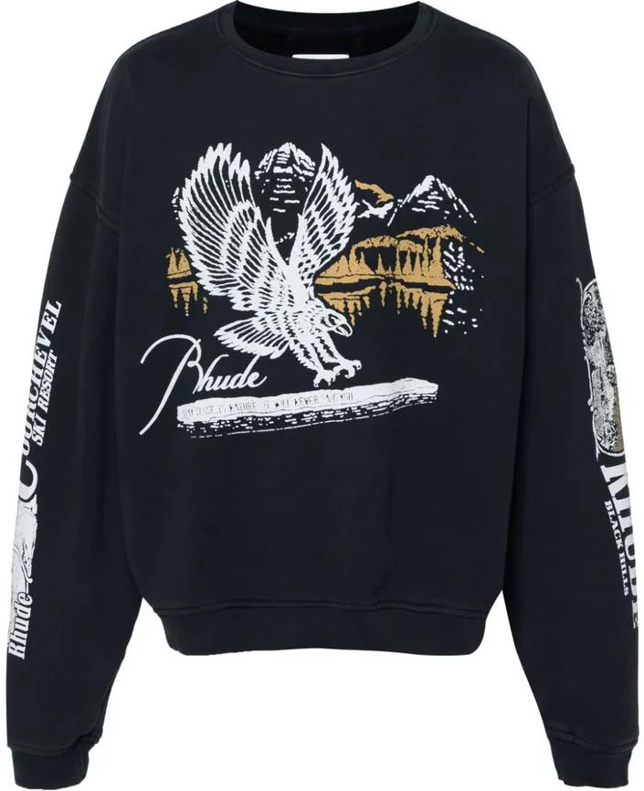 rhude-rhode-letter-print-crewneck-oversized-pullover-sweatshirt-black-mens-rhpf-24-st-010122306
