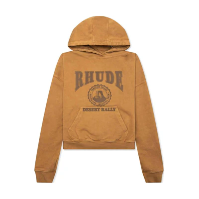 Rhude RHODE Loose Fit Letter Hoodie Camel (Men) RHPF23HO030123720003