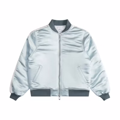 Rhude RHODE Mint Double-Zip Jacket with Ribbed Cuffs and Stand Collar RHPS24JA094971362136