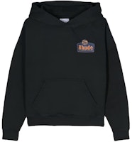 Rhude RHODE Printed Graphic Hoodie Black Long Sleeve RHPS24HO020126100610 Rhude RHODE Printed Graphic Hoodie Black Long Sleeve RHPS24HO020126100610