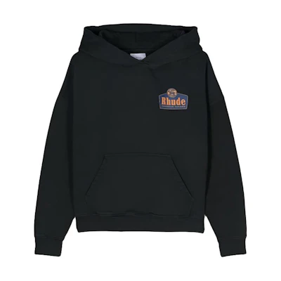 Rhude RHODE Printed Graphic Hoodie Black Long Sleeve RHPS24HO020126100610