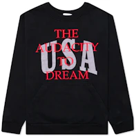 Rhude RHODE SS21 Letter Print Black Crewneck Pullover Sweatshirt RHPS21SW00000001 Rhude RHODE SS21 Letter Print Black Crewneck Pullover Sweatshirt RHPS21SW00000001