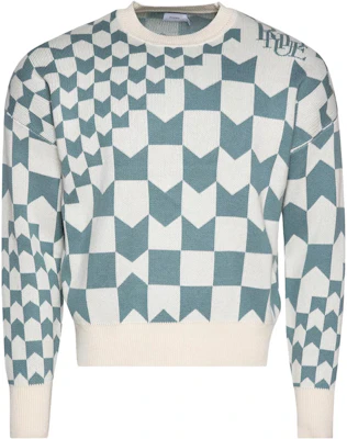 Rhude RHODE SS23 藍色格紋圓領休閒運動衫 RHPS23SW03822184 Buy Rhude RHODE SS23 藍色格紋圓領休閒運動衫 RHPS23SW03822184