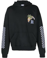 Rhude RHODE SS23 Front Graphic Print Pullover Hoodie Black Long Sleeve. RHPS23HO01826610BLK Rhude RHODE SS23 Front Graphic Print Pullover Hoodie Black Long Sleeve. RHPS23HO01826610BLK