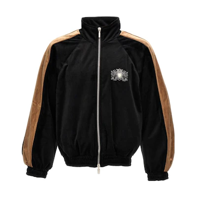 Rhude RHUE Colorblock Zip-Up Track Jacket Black RHPF23JA15083679-1679