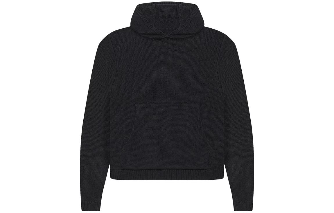Rhude RHUE Solid Color Hoodie Black PS21HO00000004