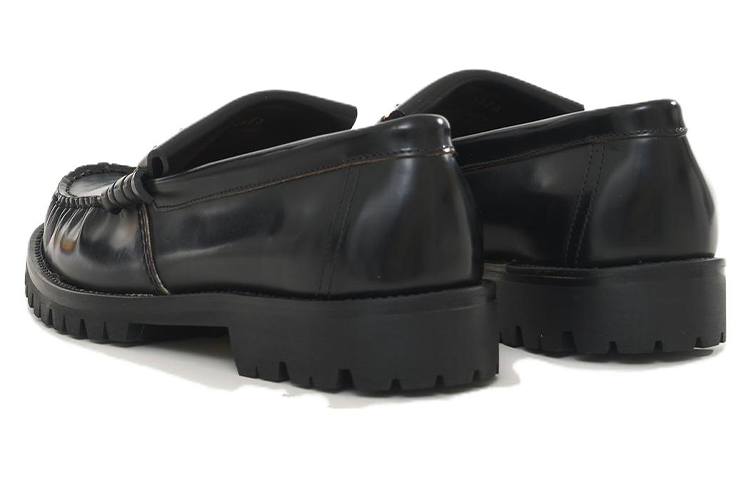 Lookbook RHULE Lug 圓頭套腳 樂福鞋 男款 黑色