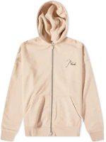 Rhude Solid Color Logo Embroidered Hoodie Men’s Beige RHPS23HO068260330033 Rhude Solid Color Logo Embroidered Hoodie Men’s Beige RHPS23HO068260330033