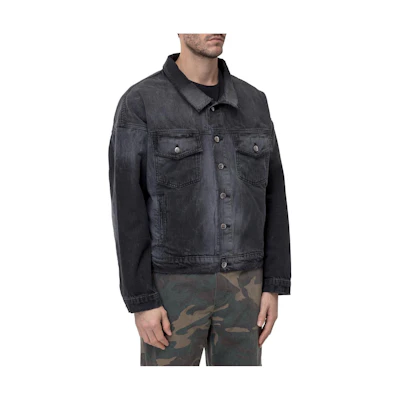 Rhude Solid Color Single-Breasted Long-Sleeve Jacket for Men - Black 05AJA04701BLK