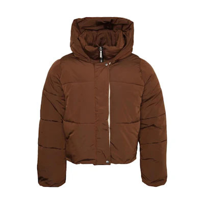 Rhude Solid Color Zip-Up Hoodie Jacket Brown RHPF22JA34016090