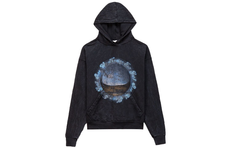 Rhude SS21 Chrome Memory Graphic Hoodie Black RHFW20HO00000005
