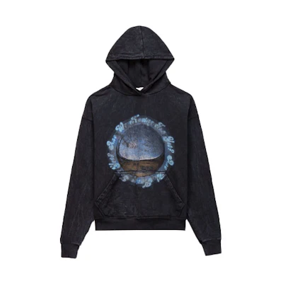 Rhude SS21 Chrome Memory Graphic Hoodie Black RHFW20HO00000005