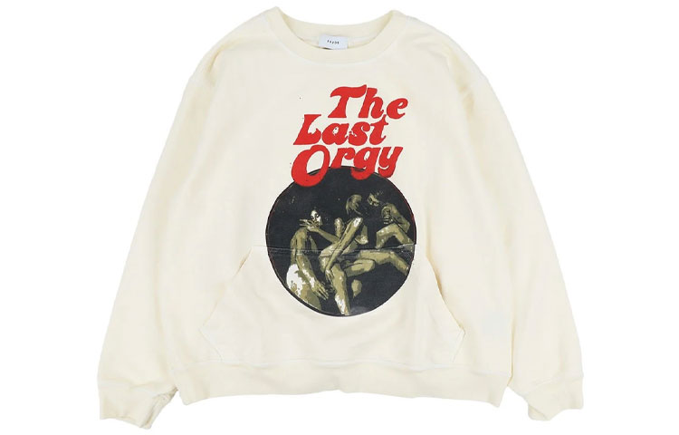 Rhude SS21 Graphic Print Hoodie Men’s Off-White RHFW20SW000000060053