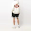 Lookbook Hoodie Lelaki Rhude SS22 Logo Cetak Warna Putih Kusam RHSS22HO05012611