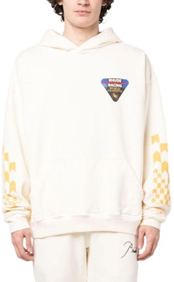 RHUDE SS23 Hoodie Putih dengan Cetakan Logo. RHPS23HO02826241 Lookbook RHUDE SS23 Hoodie Putih dengan Cetakan Logo. RHPS23HO02826241