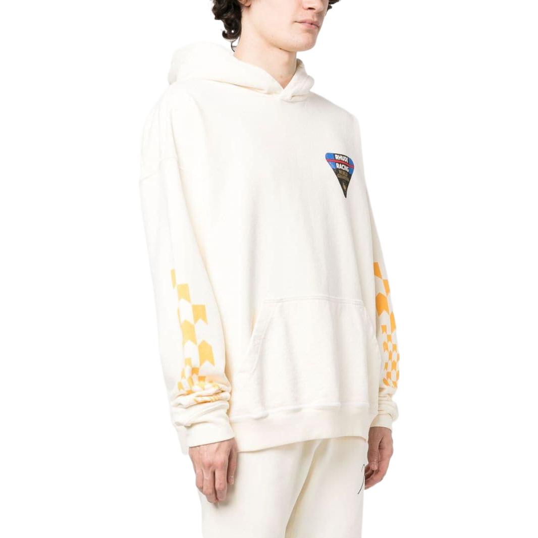 Shop RHUDE SS23 Hoodie Putih dengan Cetakan Logo. RHPS23HO02826241