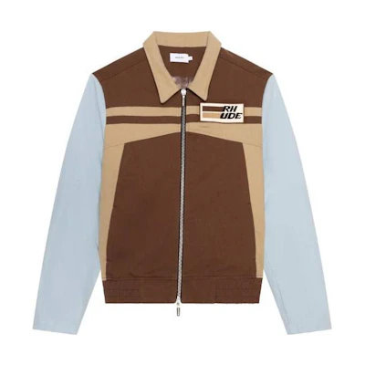 Rhude SS23 Color-Block Zip Jacket Multicolor for Men RHPS23JA053711187