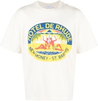 RHUDE SS23 Graphic Print Crewneck Short Sleeve T-Shirt Men’s White. RHSS23TT30837611C0611 RHUDE SS23 Graphic Print Crewneck Short Sleeve T-Shirt Men’s White. RHSS23TT30837611C0611