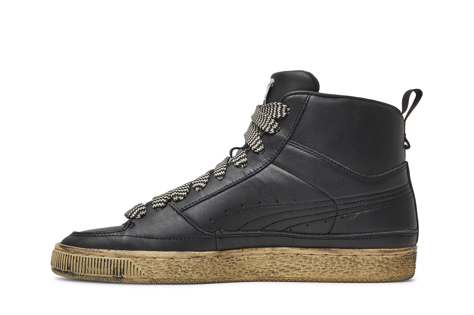 Lookbook Rhuigi x Puma Suede Mid 'Negro Desgastado' 382156-01