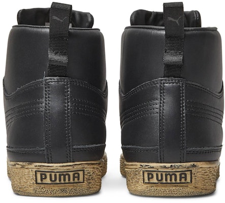 Rhuigi x Puma Suede Mid 'Distressed Black' 382156-01 Details for Rhuigi x Puma Suede Mid 'Distressed Black' 382156-01