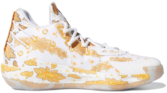 Ric Flair x adidas Dame 7 GCA 'Putih Emas Metalik' FY2802 Order Ric Flair x adidas Dame 7 GCA 'Putih Emas Metalik' FY2802