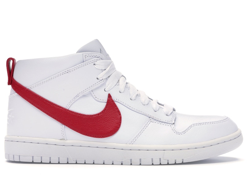 RT x NikeLab ダンク Lux チャッカ 白/赤 910088-100を購入 - Novelship