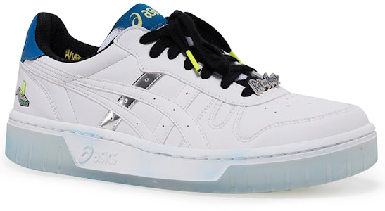 亚瑟士Rick and Morty联名Court-MZ蓝白色球鞋 1203A197-100 Order 亚瑟士Rick and Morty联名Court-MZ蓝白色球鞋 1203A197-100