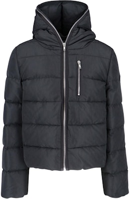 RICK OWENS Black Down-Filled Zip-Up Long Sleeve Hoodie Jacket. RU02D6722FKD4-09 Buy RICK OWENS Black Down-Filled Zip-Up Long Sleeve Hoodie Jacket. RU02D6722FKD4-09