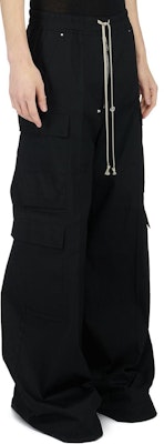 Rick Owens 黑色抽繩寬褲休閒長褲 RU01D3339TE-09 Details for Rick Owens 黑色抽繩寬褲休閒長褲 RU01D3339TE-09